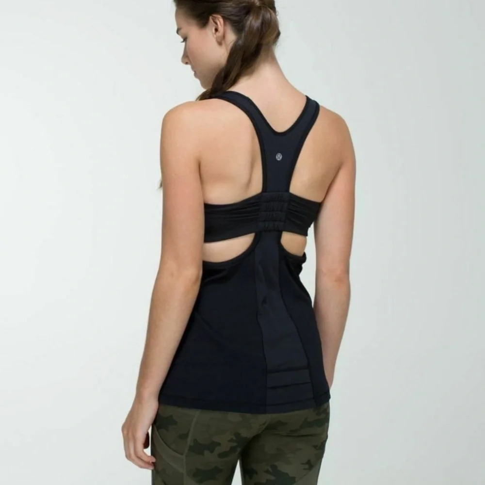 Lululemon TONE IT cut out Racerback Tank